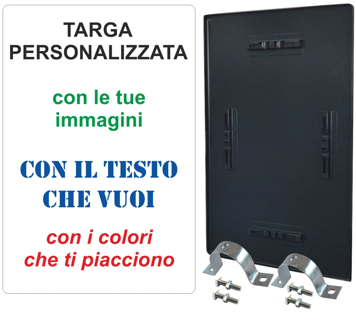 Cartello personalizzato per paletto
