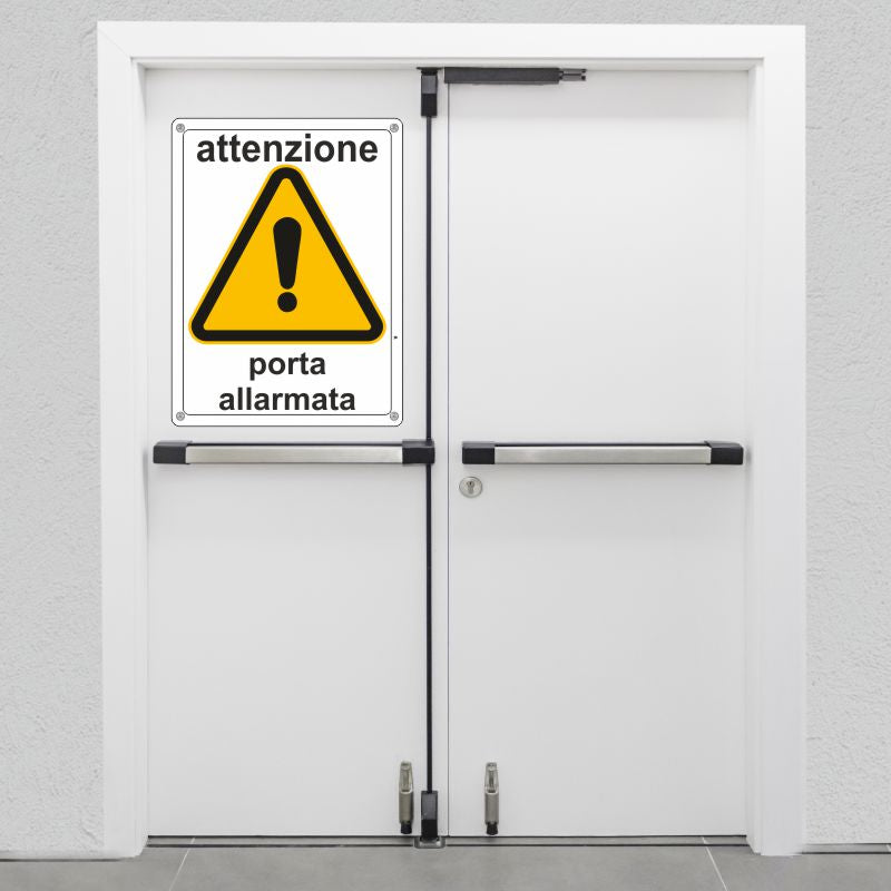 Pubblimania Personalisiertes Gefahrenschild aus Aluminium für wetterbeständiges Metall