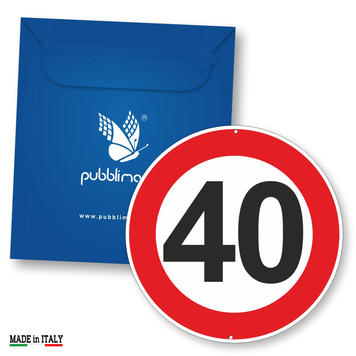 Cartello Rotondo Personalizzato con Tue Scritte - Alluminio 3mm | Pubblimania