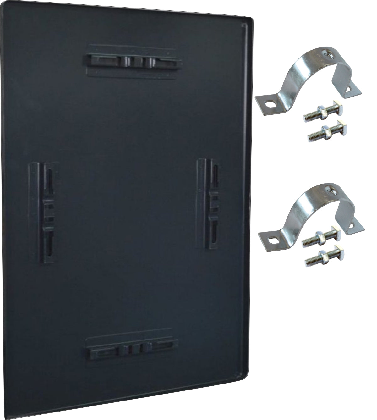 Pubblimania CARTELLO PROPRIETA PPRIVATA 40X60, per installazione a paletto. Completo di Staffe e Bulloni