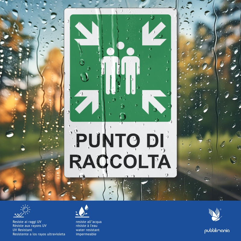 punto di raccolta-pubblimania-resistente all'acqua