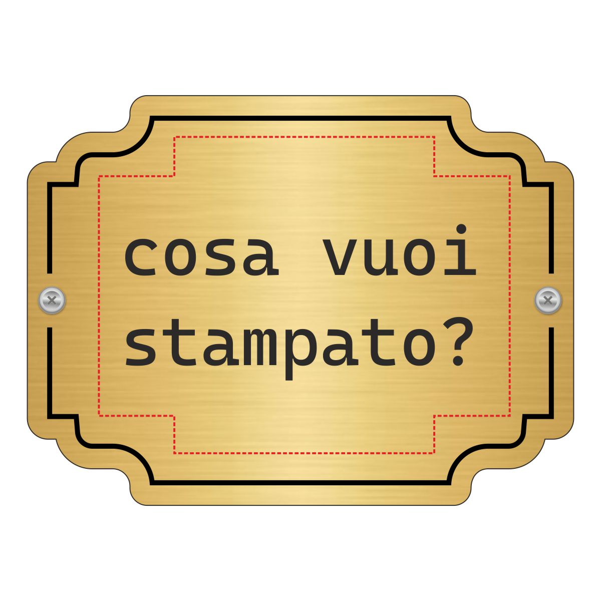 Pubblimania Cartello Targa Casa Vacanze con la stampa che vuoi tu,  ideale per il CIN. Alluminio per esterno spessore 3 mm