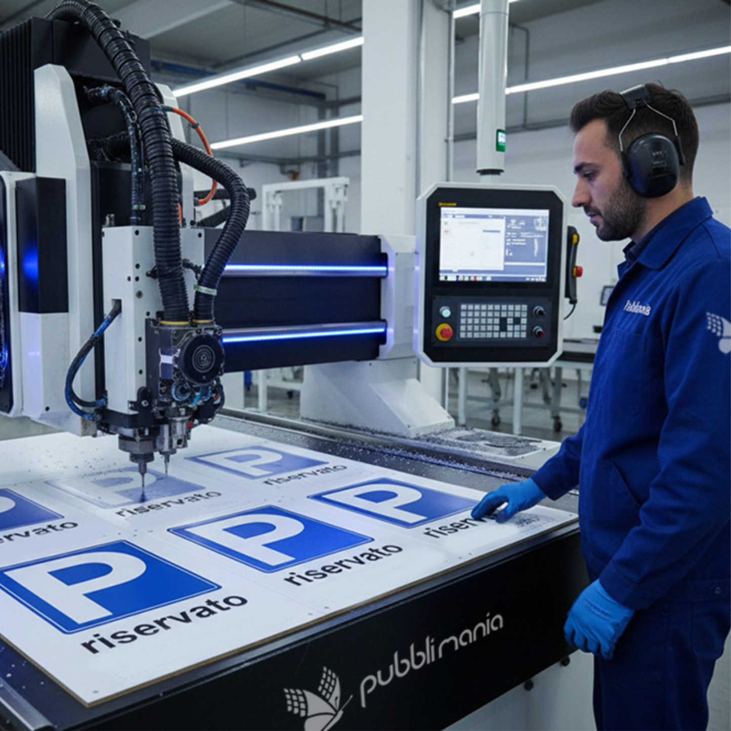 pubblimania CNC taglio dibond