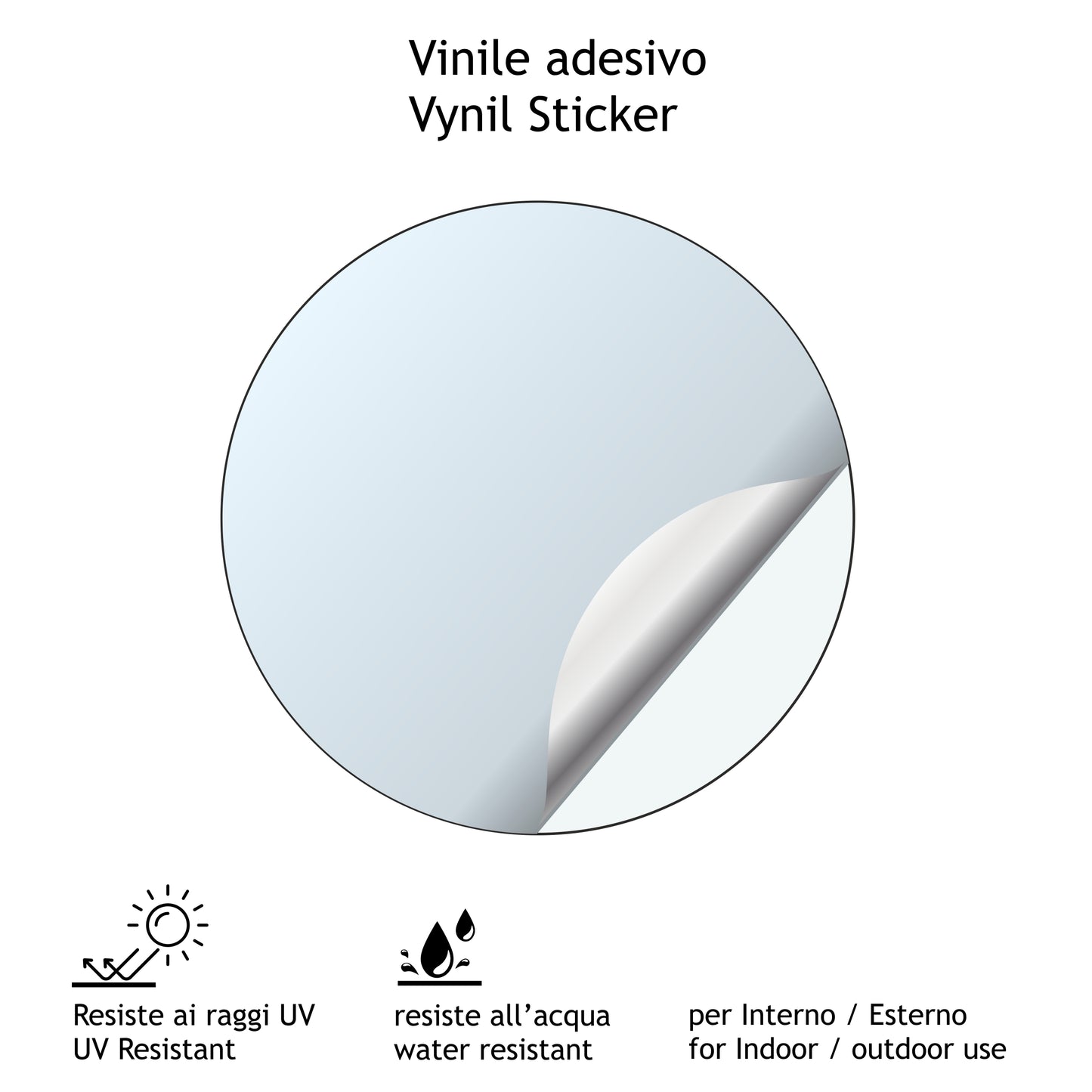 Pubblimania Etichette Adesive Indossare OCCHIALI di protezione. Stampa per durata esterno (20 Cm)