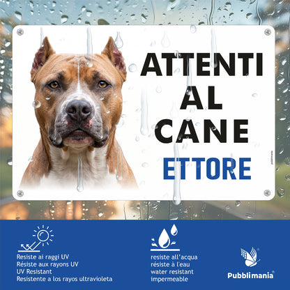 attenti al cane resistente pioggia