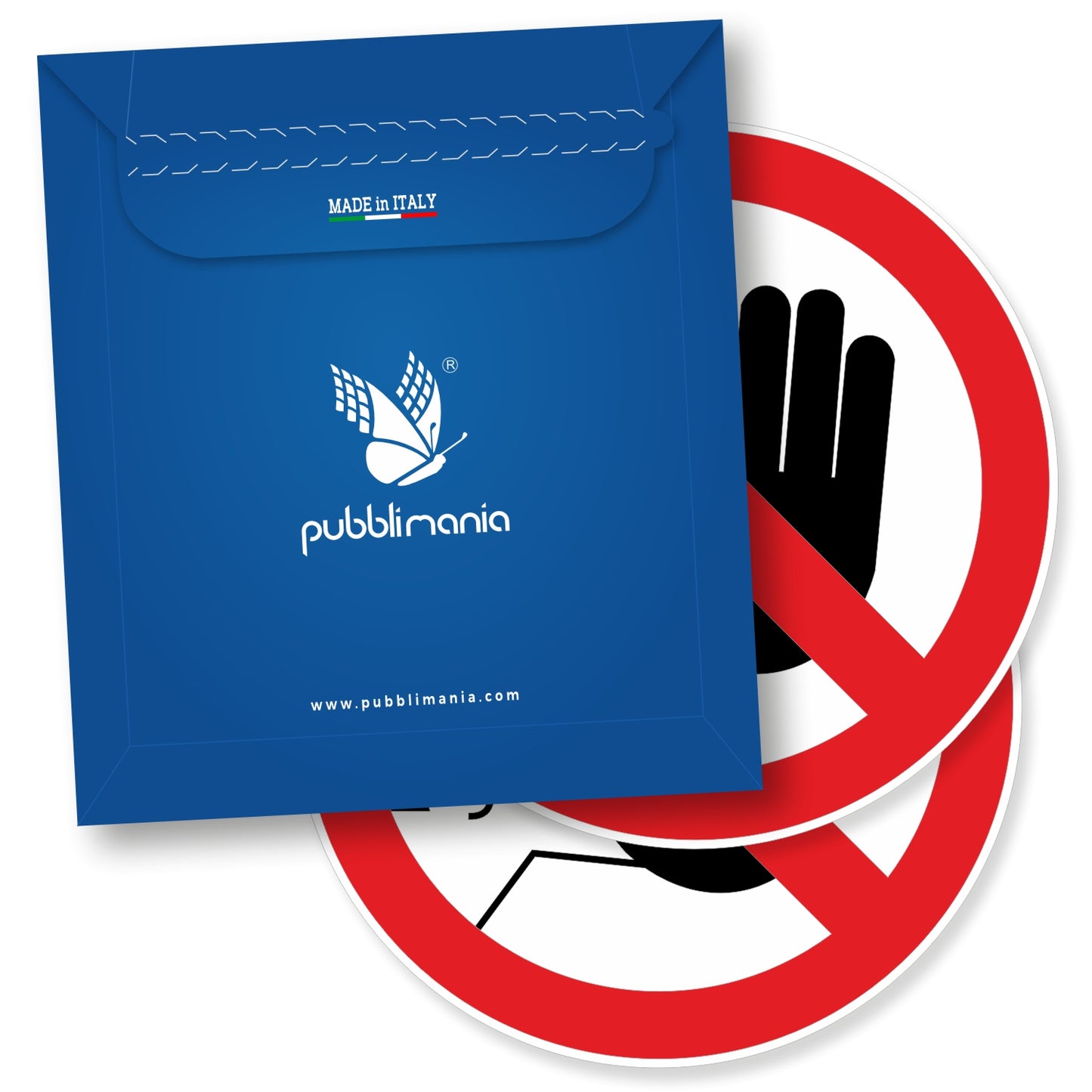 Pubblimania Klebeetiketten: Schutzbrille tragen. Für den Außenbereich geeignet (10 cm).