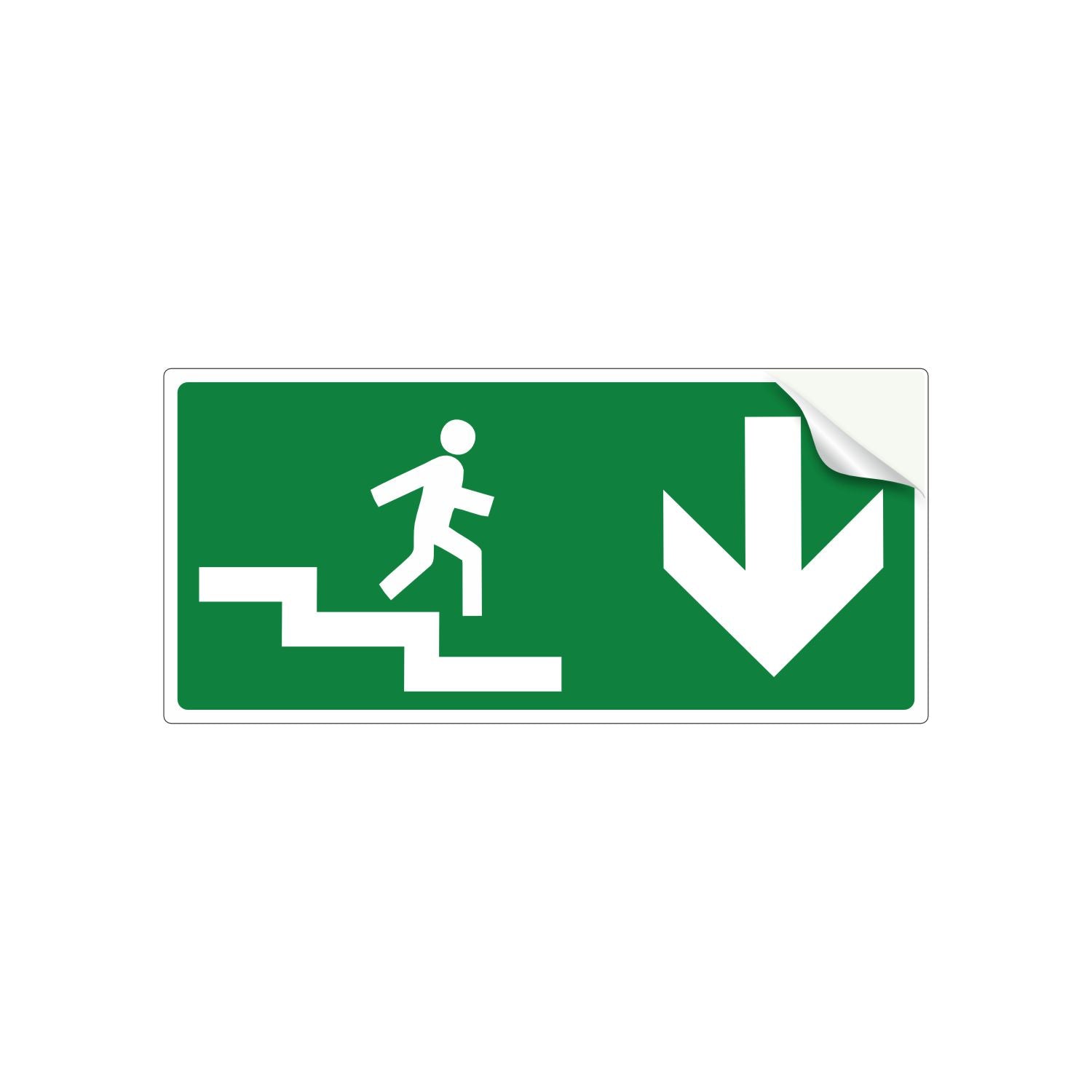 Pubblimania adesivo uscita emergenza scale autobus