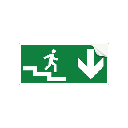 Pubblimania adesivo uscita emergenza scale autobus