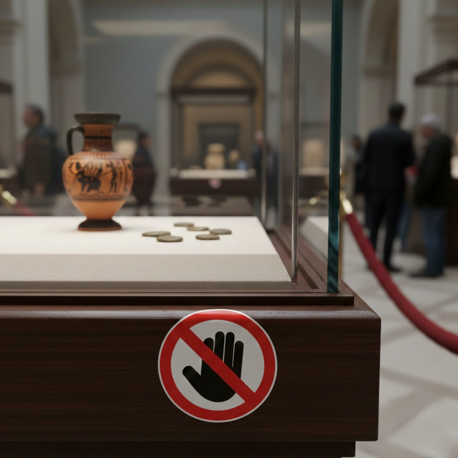 etichetta adesiva 
vietato toccare