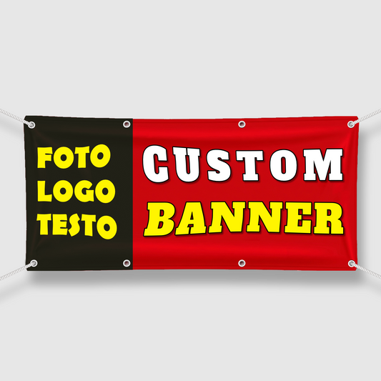 Pubblimania striscione Personalizzato con grafica e foto