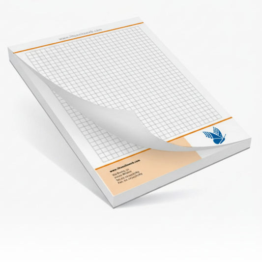 Pubblimania Blocknotes incollati personalizzati. Crea online