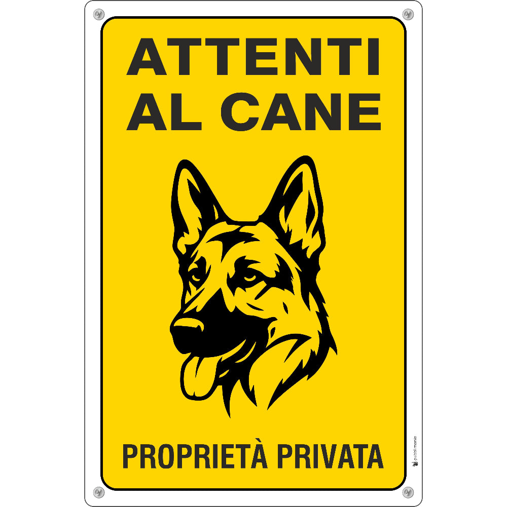 cartello attenti al cane pubblimania 