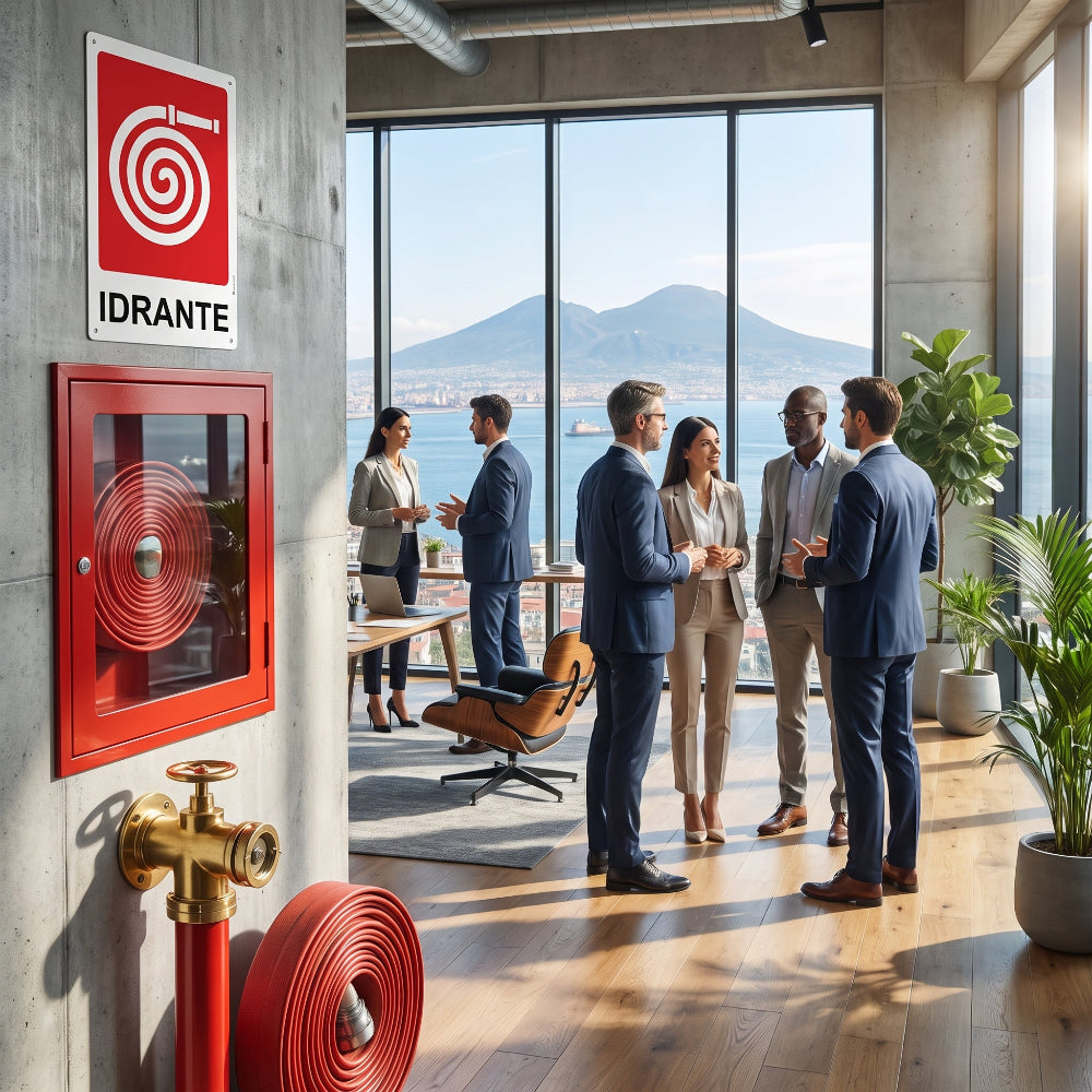 Cartello Idrante installato ufficio