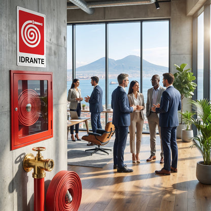 Cartello Idrante installato ufficio