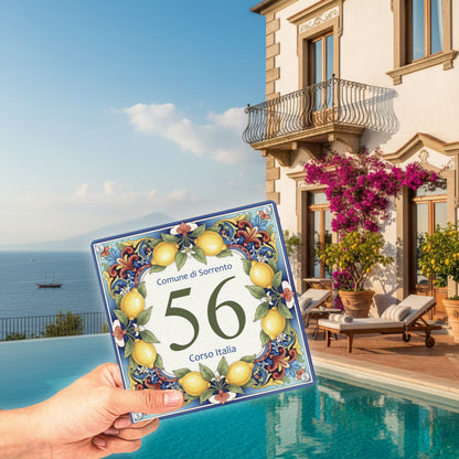 Pubblimania-numero-civico-alluminio-limoni-sorrento