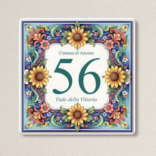Pubblimania-numero-civico-ceramica-floreale-oldstyle-retro