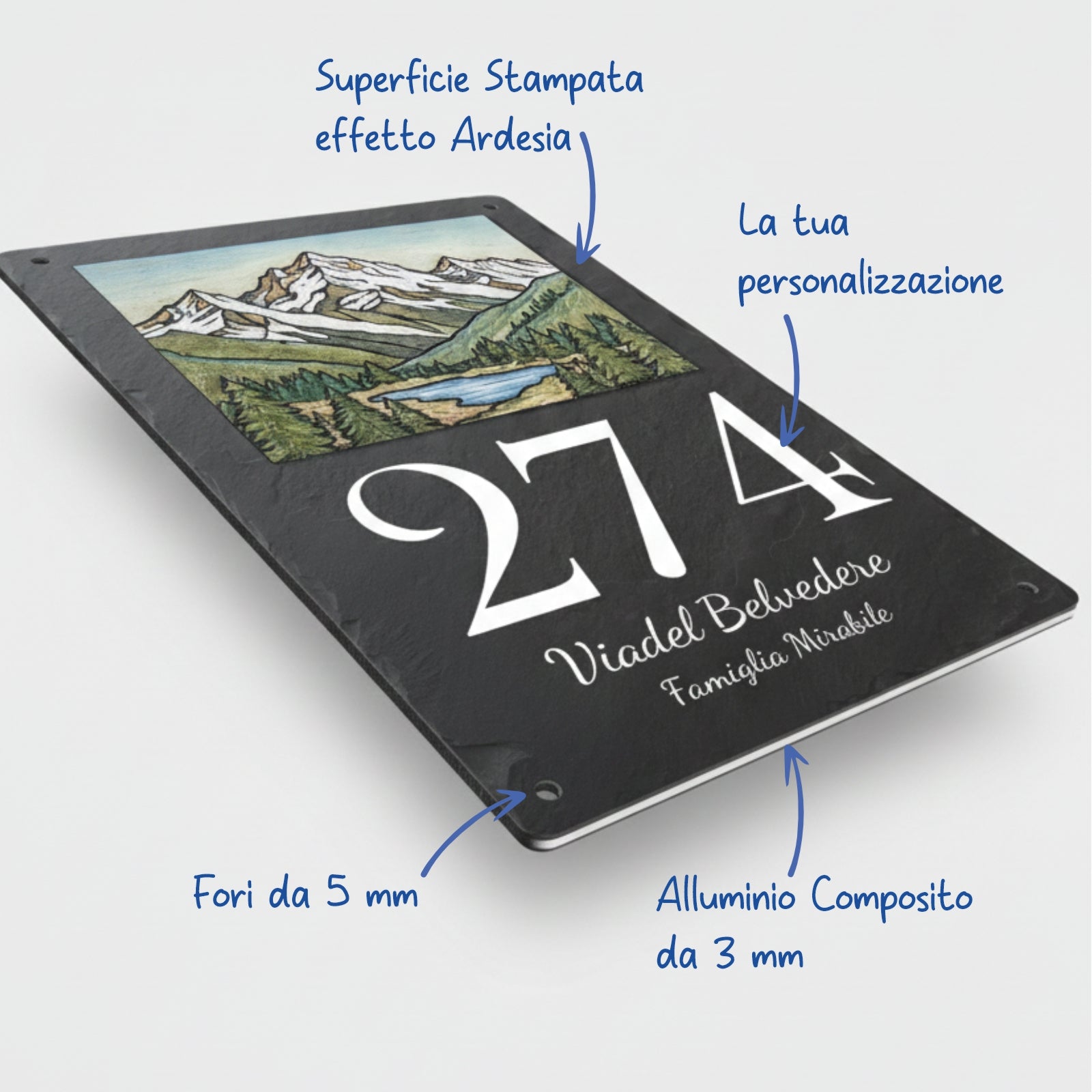 numero civico montagna