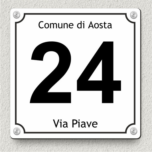 Pubblimania-numero-civico-quadrato-alluminio-personalizzato