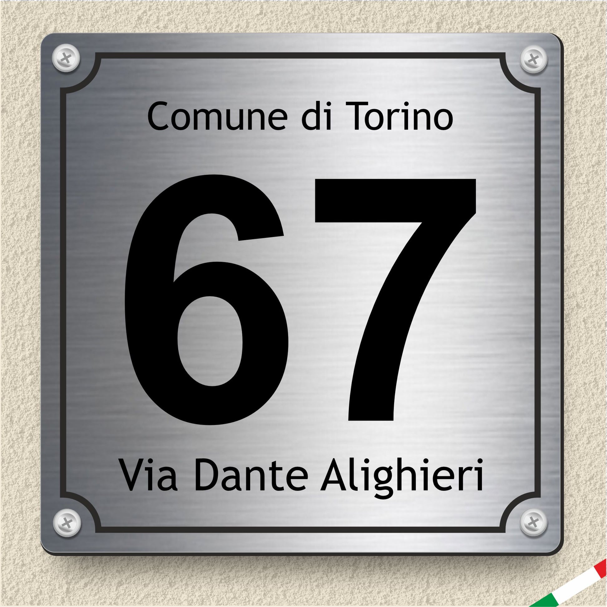 numero civico personalizzato