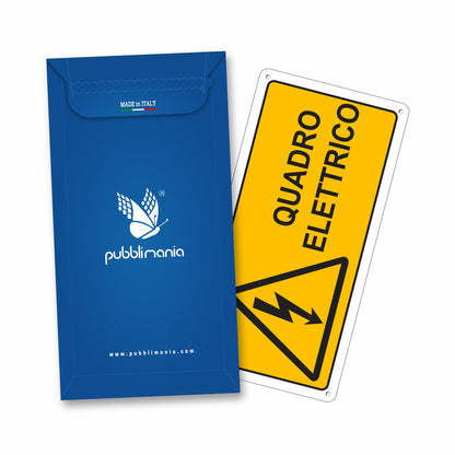 Cartello quando elettrico pubblimania impacchettato