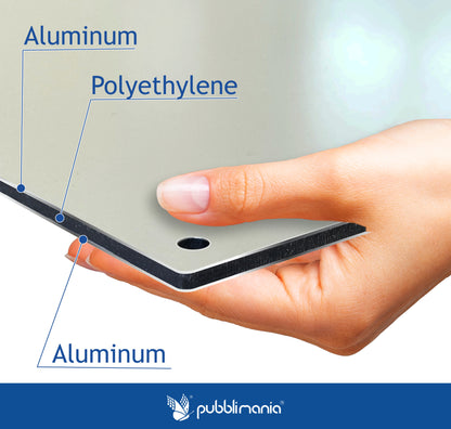 Pubblimania Parkverbotsschild – Entfernung aus 3 mm starkem, verstärktem Aluminium