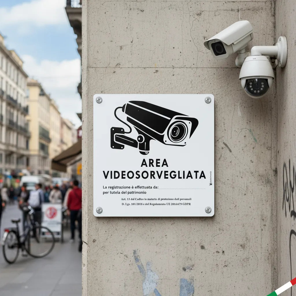 cartello Video sorveglianza Pubblimania