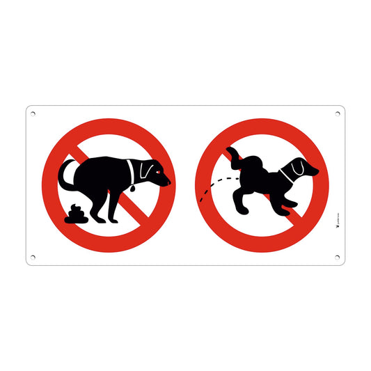 cartello cacca pipi cane pubblimania divieto escrementi