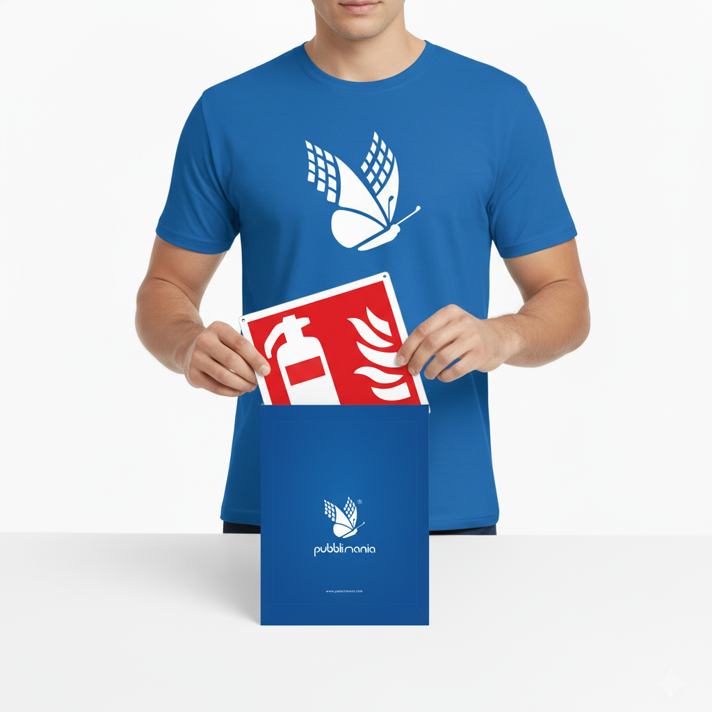 Packaging cartello Estintore Pubblimania