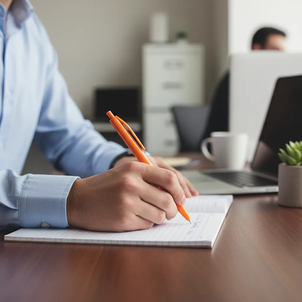 penna-personalizzata-pubblimania-arancio-stampa