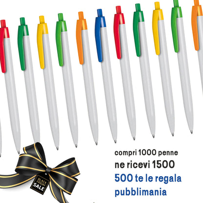 Pubblimania Penna Sofia, personalizzata con il tuo logo. Inchiostro nero