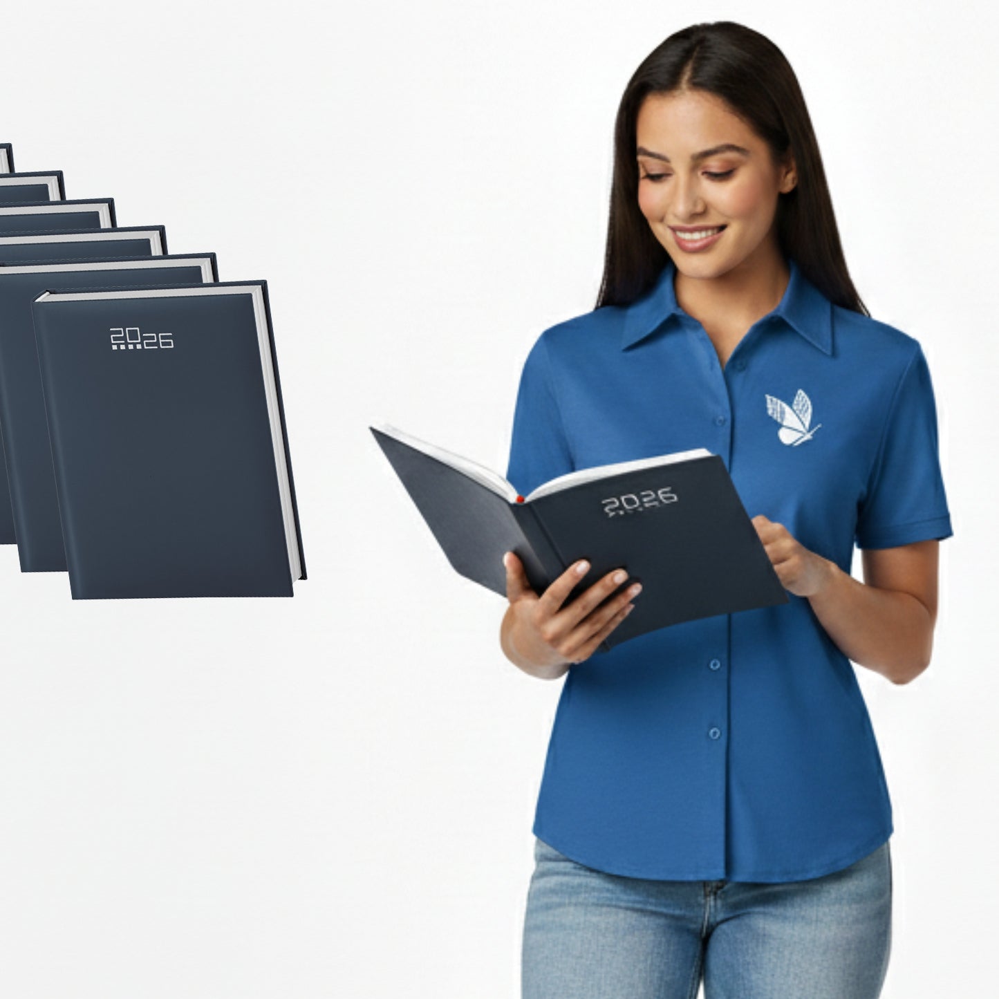 pubblimania Agenda 2026 Giornaliera Organizer 15x21 cm Per Appuntamenti Ufficio Casa e Lavoro Professionale - Copertina Rigida