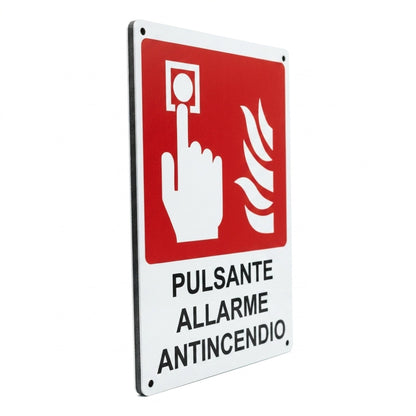 pubblimania cartello allarme incendio dibond