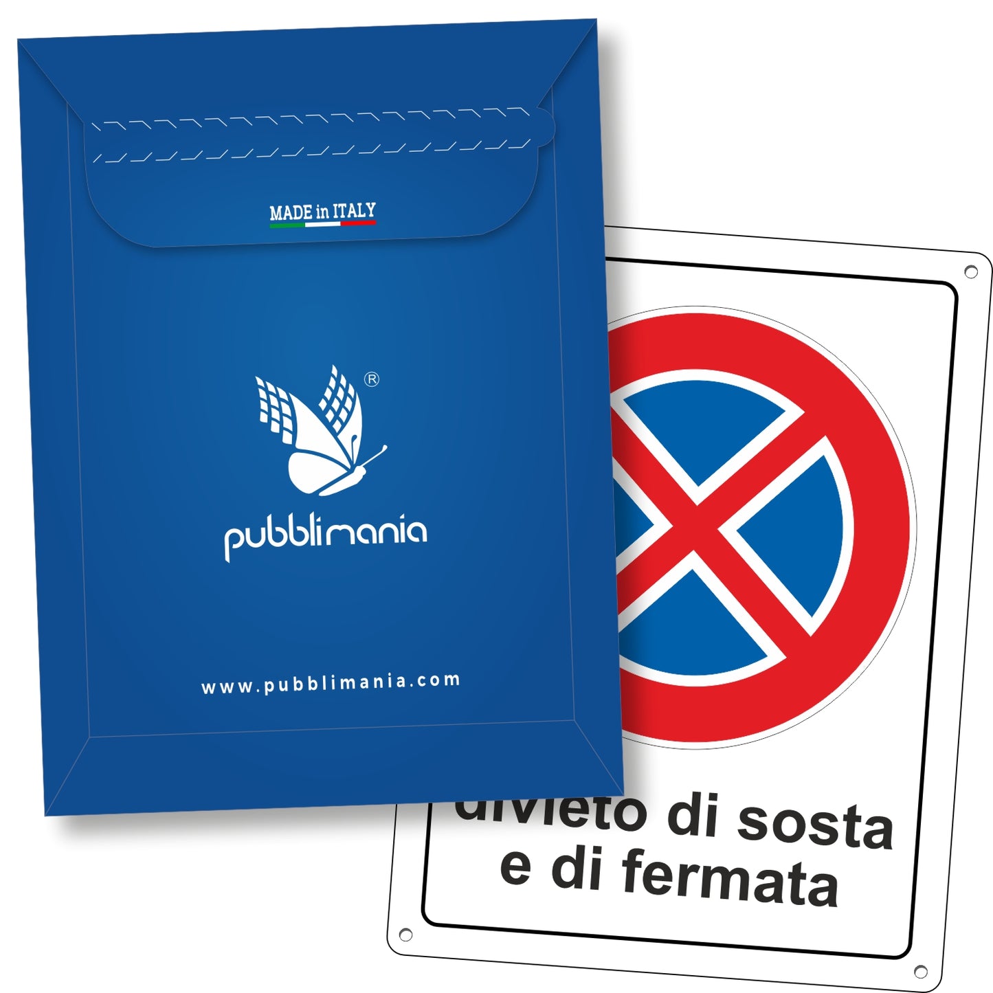 divieto di sosta e di fermata packaging