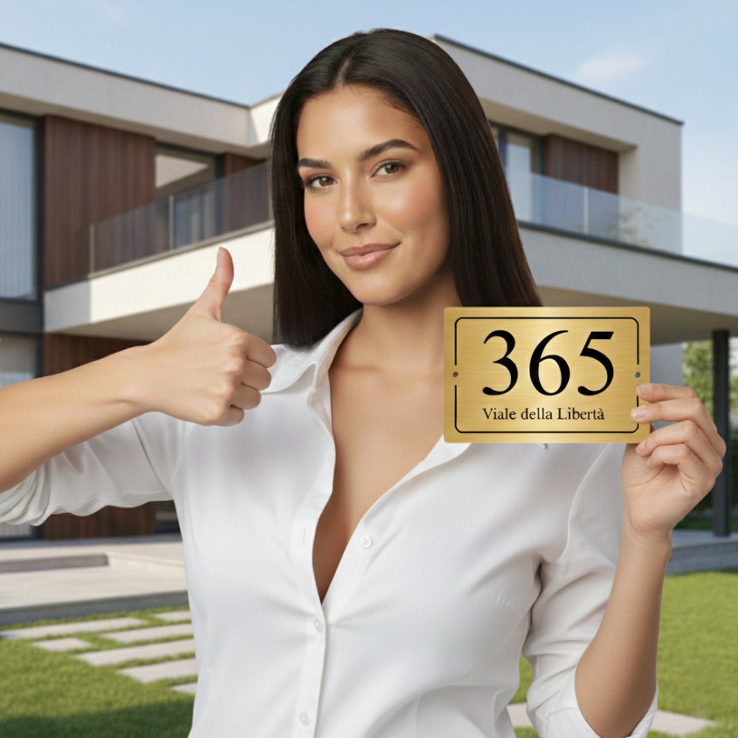 targhetta numero civico