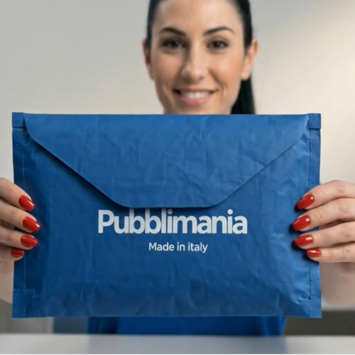 pubblimania packaging busta blu