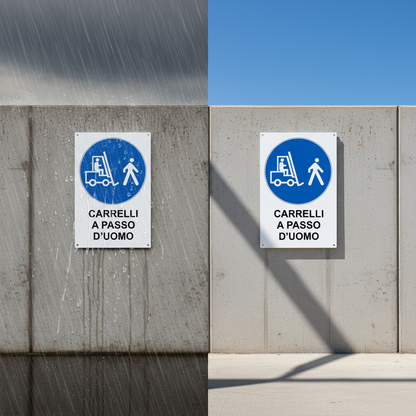 Split-screen durabilità Carrelli a Passo d'Uomo
